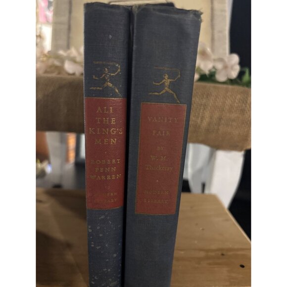 Vintage Modern Library Books: "Vanity Fair -All The Kings Men" Thackeray Warren - Picture 15 of 15